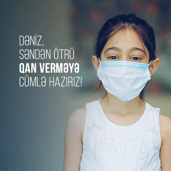 Qan verməyə cümlə hazırız!